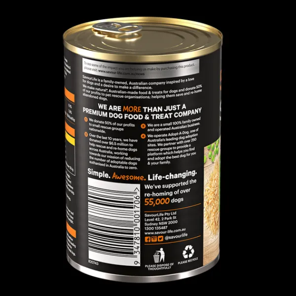 Hot SavourLife - Foods SavourLife - Essentials Lamb with Vegetables & Rice Dog Wet Food (400g)