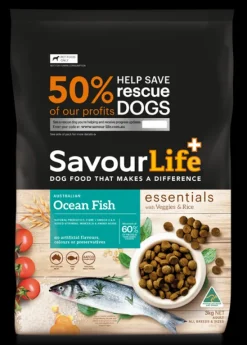 Best SavourLife - Foods SavourLife - Essentials Ocean Fish Dog Dry Food (3kg)