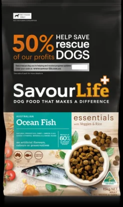 Hot SavourLife - Foods SavourLife - Essentials Ocean Fish Dog Dry Food (15kg)