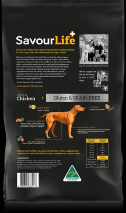 Discount SavourLife - Foods SavourLife - Grain Free Chicken Dog Dry Food (10kg)