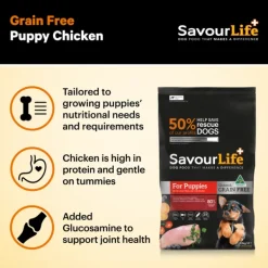 Sale SavourLife - Foods SavourLife - Grain Free Chicken Puppy Dry Food (2.5kg)