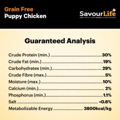 Outlet SavourLife - Foods SavourLife - Grain Free Chicken Puppy Dry Food (10kg)