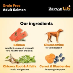 Best SavourLife - Foods SavourLife - Grain Free Salmon Dog Dry Food (2.5kg)
