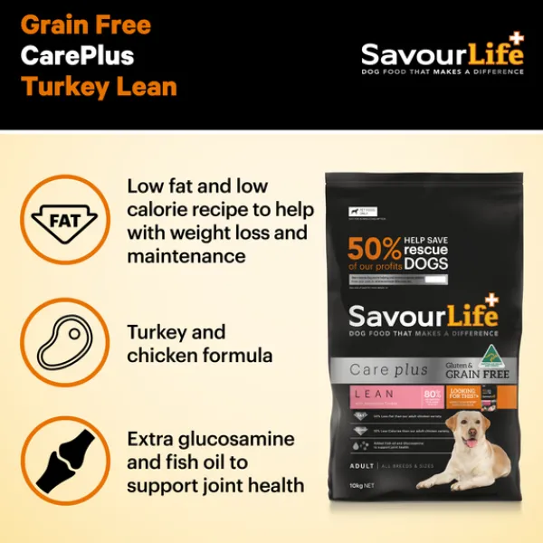 Outlet SavourLife - Foods SavourLife - Grain Free Turkey CarePlus Lean Dog Dry Food (10kg)