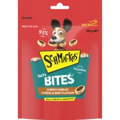 Discount Schmackos - Tasty Bites Cheese Nibbles Cheese and Beef (140g)