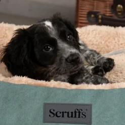 Discount Scruffs - Cosy Box Bed Sage Green (60 x 50cm)
