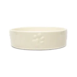 New Scruffs - Icon Slow Feeder Pet Bowl Cream (16cm)