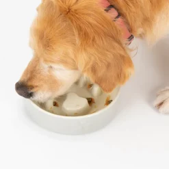 Sale Scruffs - Icon Slow Feeder Pet Bowl Light Grey (16cm)