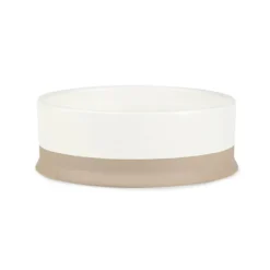 Discount Scruffs - Scandi Non Tip Pet Bowl Cream (20cm)