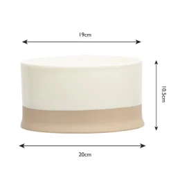 Sale Scruffs - Scandi Water Bowl Cream (20cm)
