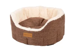 Outlet Scruffs - Woodlands Oval Bed Brown (55cm)