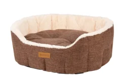 Best Scruffs - Woodlands Oval Bed Brown (75cm)