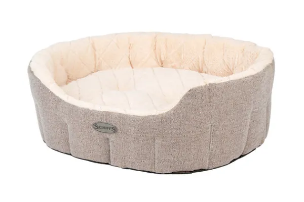 Clearance Scruffs - Woodlands Oval Bed Grey (75cm)