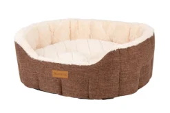 Best Scruffs - Woodlands Oval Bed Brown (75cm)