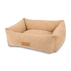 Sale Scruffs Boucle Box Bed 60cm - Desert Brown