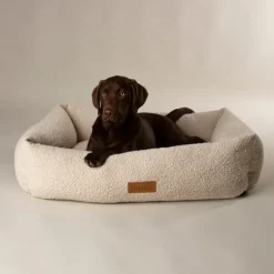 Fashion Scruffs Boucle Box Bed 90cm - Ivory