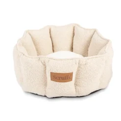 New Scruffs Boucle Cat Bed 45cm - Ivory