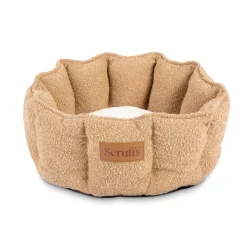 Best Scruffs Boucle Cat Bed 45cm - Desert Brown