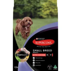 Clearance Supercoat - Adult Small Breed with Chicken Dog Dry Food (2.8kg)