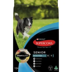Discount Supercoat - Senior with Fish Dog Dry Food (2.6kg)