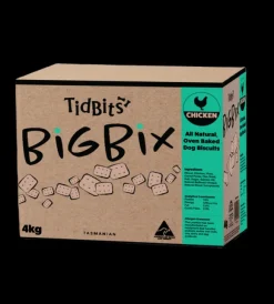 Outlet TidBits - Big Bix Chicken Dog Treats (4kg)