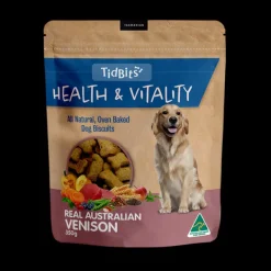 Sale TidBits - Health & Vitality Venison Dog Biscuits (350g)