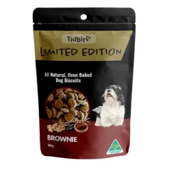 Online TidBits - Limited Edition Small Bites Brownie Bites Dog Biscuits (180g)