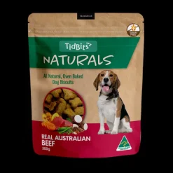 Sale TidBits - Naturals Grain Free Beef Dog Biscuits (300g)