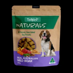 Best TidBits - Naturals Wild Boar Dog Biscuits (350g)