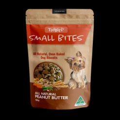 Sale TidBits - Small Bites Peanut Butter Dog Biscuits (180g)