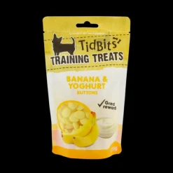 Best TidBits - Training Treats Banana & Yoghurt Buttons (250g)