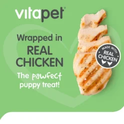 Outlet Masterpet Treats VitaPet - Chewz Chicken Wrapped Rawhide Twist Dog Treat (7pk)