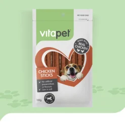 Outlet Masterpet Treats VitaPet - JerHigh Chicken Sticks Dog Treats (100g)