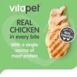 Outlet Masterpet Treats VitaPet - JerHigh Chicken Sticks Dog Treats (100g)