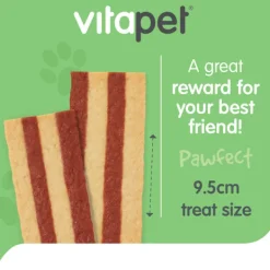 Hot Masterpet Treats VitaPet - JerHigh Chicken Bacon Strips Dog Treats (400g)