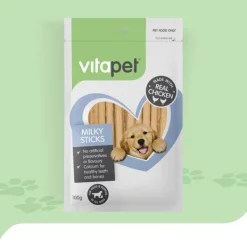 Fashion Masterpet Treats VitaPet - JerHigh Milky Sticks Dog Treats (100g)