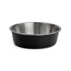 Online WagTime - Black Stainless Steel Dog Bowl (Medium)