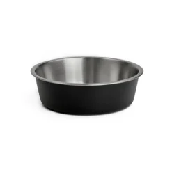 Hot WagTime - Black Stainless Steel Dog Bowl (Small)