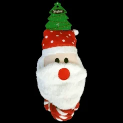 Online WagTime - Christmas Rope Ball Santa (28cm)