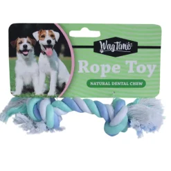 Discount WagTime - Classic Bone Rope Toy (15cm)