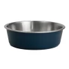 Clearance WagTime - Deep Blue Stainless Steel Dog Bowl (Large)