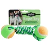 Sale WagTime - Double Ball Dumbell Rope Toy (34cm)