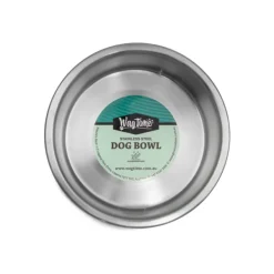 Clearance WagTime - Pastel Blue Stainless Steel Dog Bowl (Small)