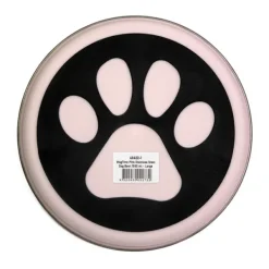 Best WagTime - Pink Stainless Steel Dog Bowl (Large)