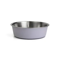 New WagTime - Purple Stainless Steel Dog Bowl (Small)
