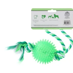 New WagTime - Rubber Ball Sling Rope Toy (26cm)
