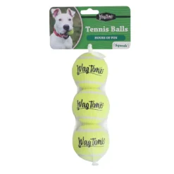 Hot WagTime - Squeak Tennis Balls (3pk)