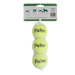 Hot WagTime - Squeak Tennis Balls (3pk)