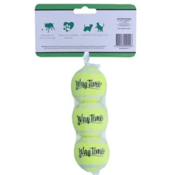 Online WagTime - Tennis Ball Mini (3pk)