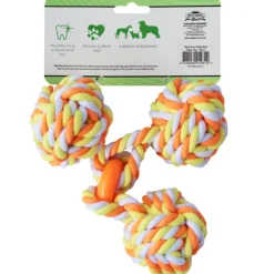 Fashion WagTime - Triple Ball Rope Toy (23cm)